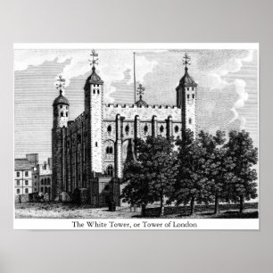 The White Tower, or Tower of London Poster