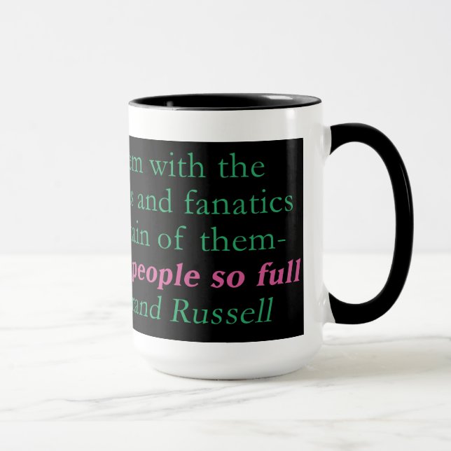 The whole problem with the world is mug (Right)