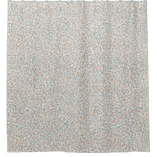 The Whole Rainbow Colourful Speckled Dots Shower Curtain