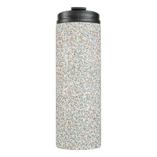 The Whole Rainbow Colourful Speckled Dots Thermal Tumbler