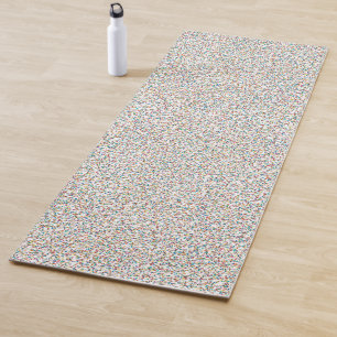 The Whole Rainbow Colourful Speckled Dots Yoga Mat
