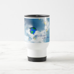 The Whole World In His Hands Travel Mug