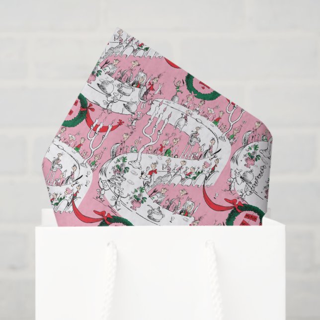 The Whos' Merry Christmas Feast Tissue Paper (Gift Bag)
