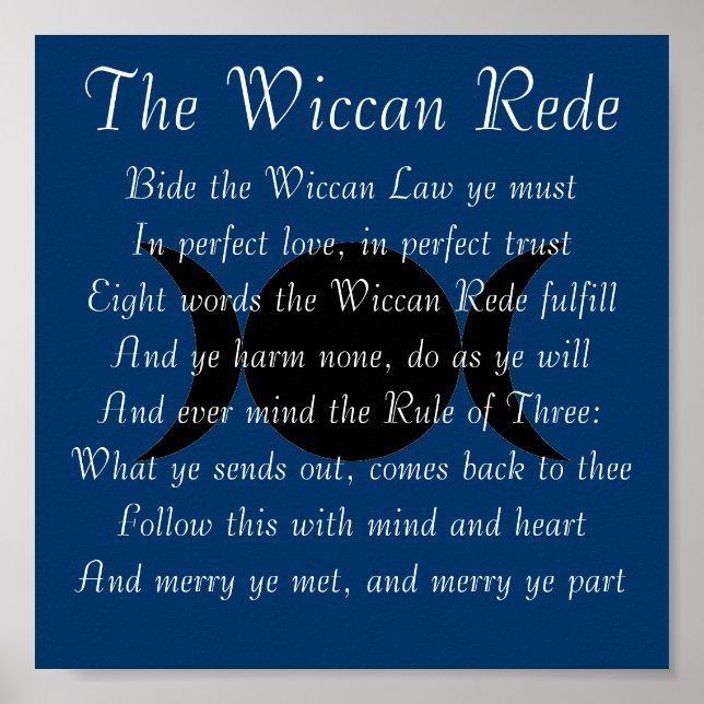 The Wiccan Rede (short version) Poster (Front)