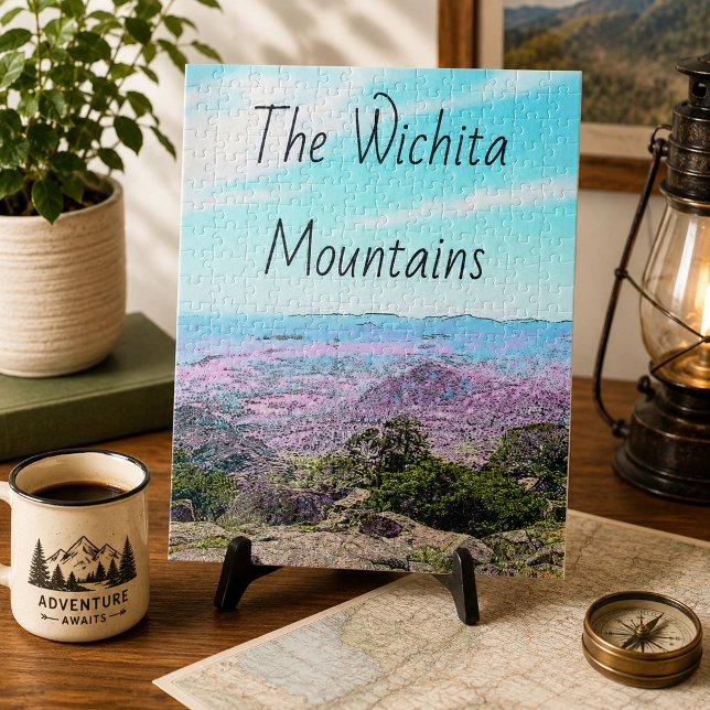 The Wichita Mountains Illustration  Jigsaw Puzzle (Creator Uploaded)