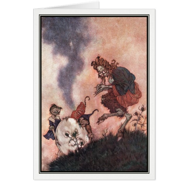 The Wicked Hobgoblin by Edmund Dulac (Front)