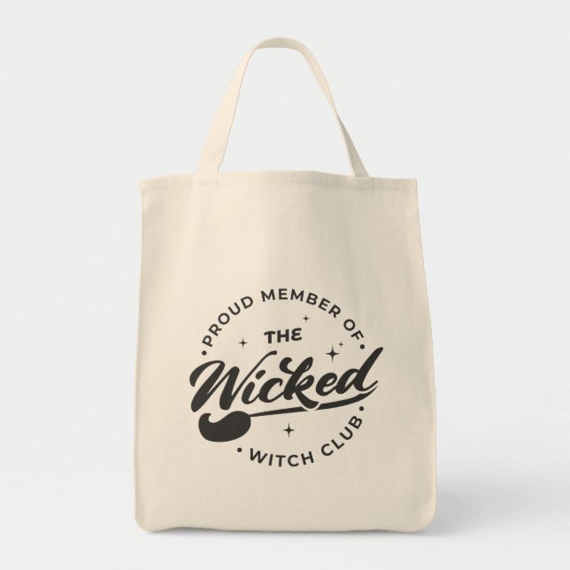The wicked witch club tote bag (Front)