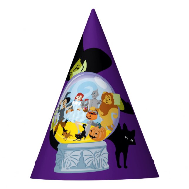 The Wicked Witch Crystal Ball Halloween Party Hat (Front)