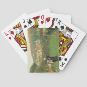 The Widow, 1895 (oil on canvas) Playing Cards