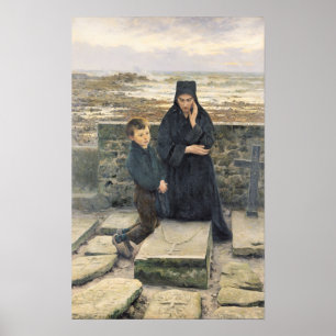 The Widow of the Ile de Sein, 1880 Poster