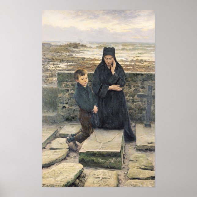 The Widow of the Ile de Sein, 1880 Poster (Front)