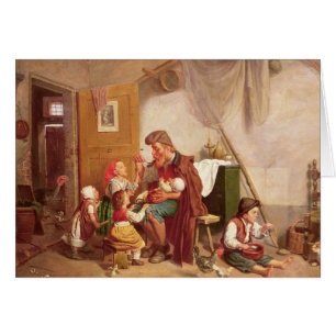 The widowed family, 19th century
