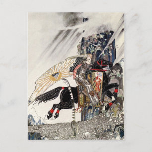 The Widow's Son: The Lad riding the Black Horse Postcard