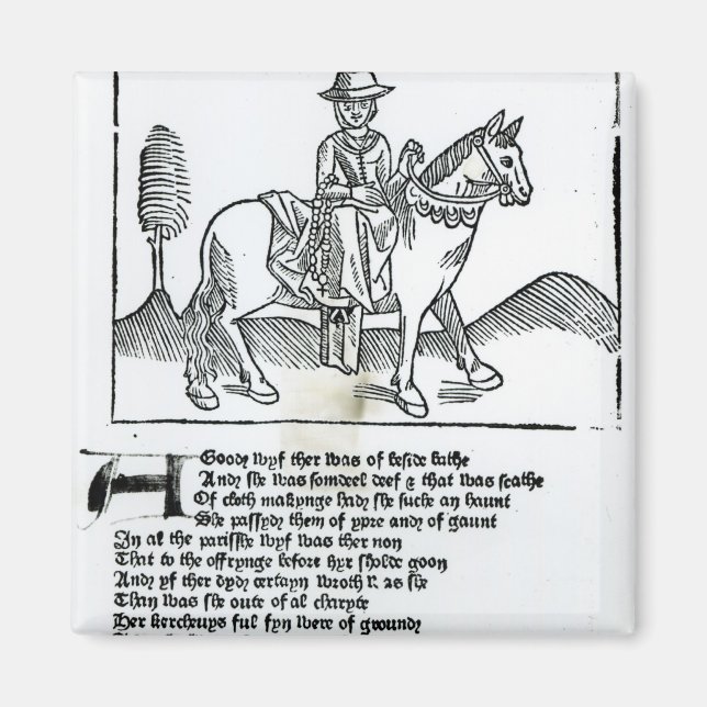 The Wife of Bath Magnet (Front)