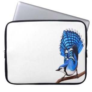 The Wild Blue Jay Bird Electronics Bag