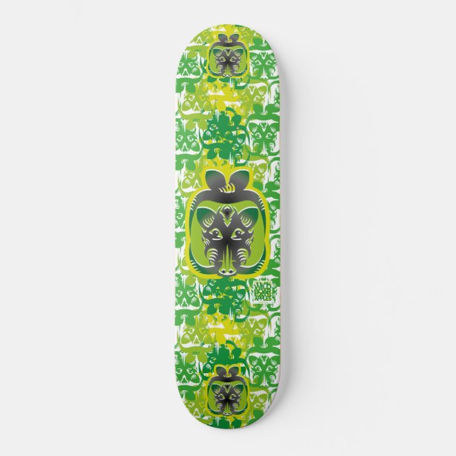 THE WILD BOAR EATS APPLES BY MASANSER SKATEBOARD (Front)