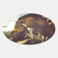 The Wild Boar Hunt by Frans Snyders