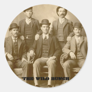 The Wild Bunch - Butch Cassidy & Sundance Kid Classic Round Sticker
