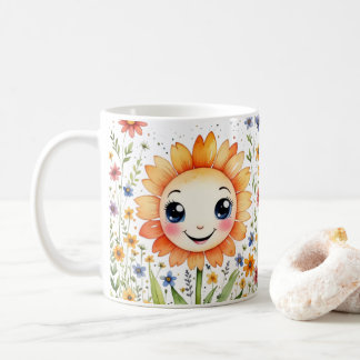 The wild flower coffee mug