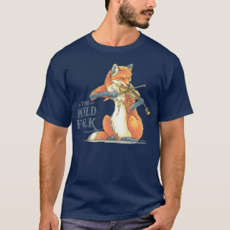 The Wild Folk Fox on Fiddle  T-Shirt