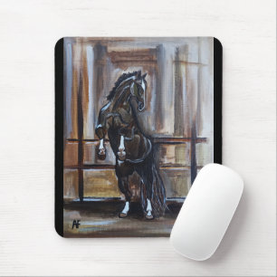The Wild Horse Painting by Alfred Fox Mouse Mat