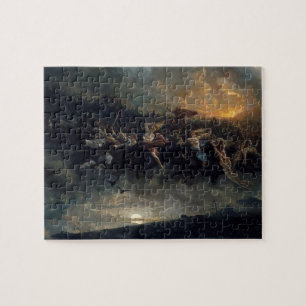 The Wild Hunt Of Odin by Peter Nicolai Arbo Jigsaw Puzzle