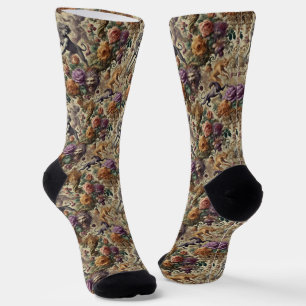 The Wild Lush – Gothic Victorian Tapestry Socks