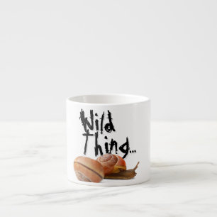 The wild side of a snail espresso cup
