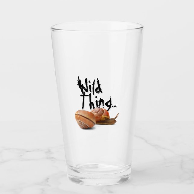 The wild side of a snail glass (Front)