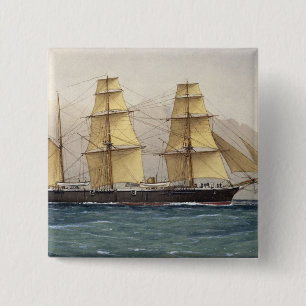 The Wild Swan, 1906 15 Cm Square Badge