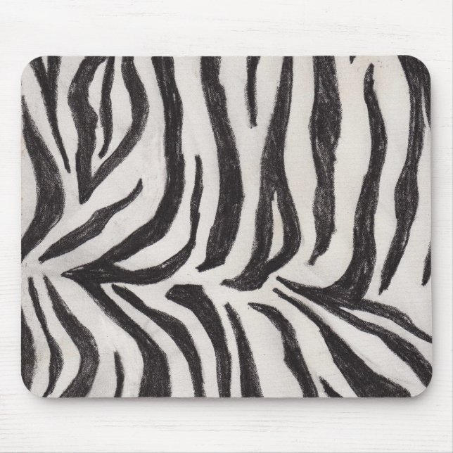 The Wild Zebra Mouse Mat (Front)
