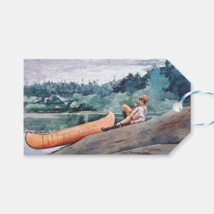 The Wilderness Guide (by Winslow Homer) Gift Tags