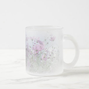 The Wildflower Dream Frosted Glass Coffee Mug