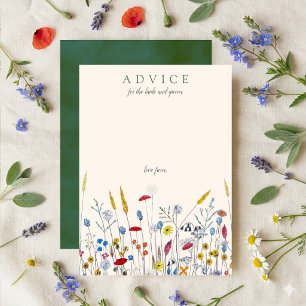 The Wildflower Meadow Wedding Suite - Advice Card