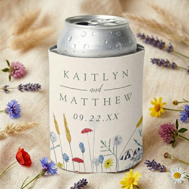 The Wildflower Meadow Wedding Suite - Can Cooler (Creator Uploaded)