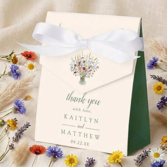 The Wildflower Meadow Wedding Suite - Favour Box (Creator Uploaded)