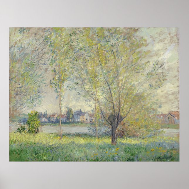 The Willows Claude Monet 1880 Poster (Front)