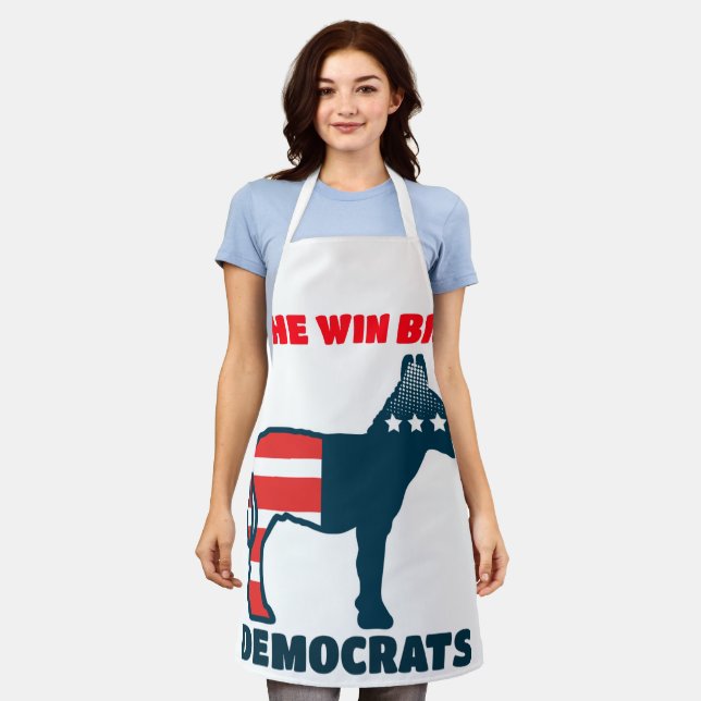 The Win Big Democrats  Apron (Worn)