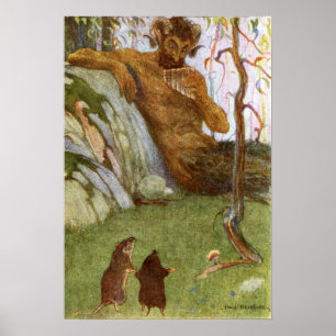 The Wind in the Willows Original Illustration Poster