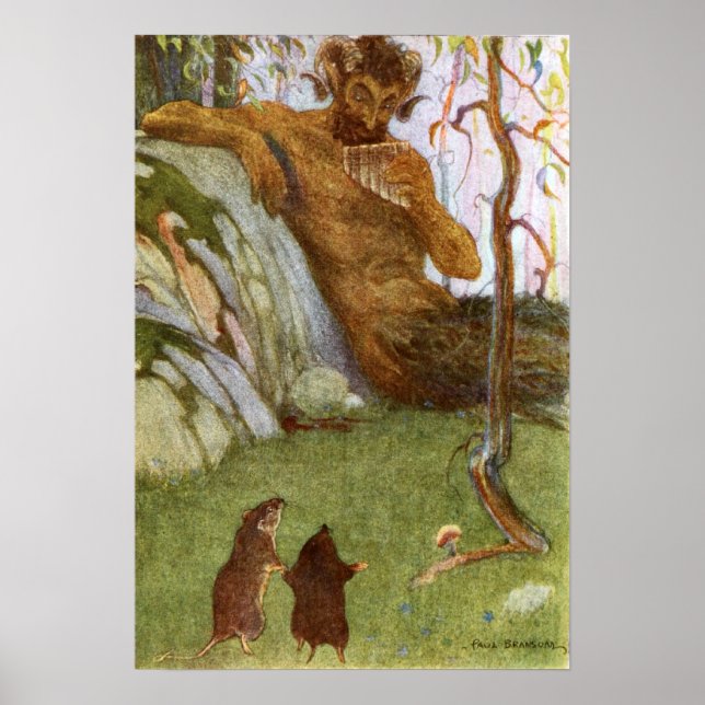 The Wind in the Willows Original Illustration Poster (Front)