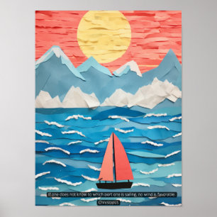 The Wind of Wisdom: Stoic Insights by Chrysippus Poster