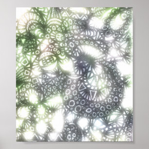The Winding Worm A3 Canvas Poster