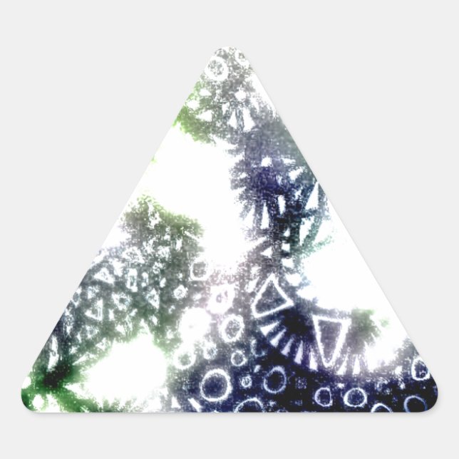 The Winding Worm A4 Triangle Sticker (Front)