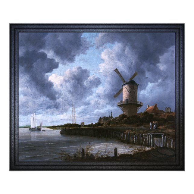 The Windmill at Wijk bij Duurstede Photo Print (Front)