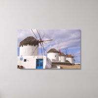 The windmills of Mykonos on the Greek Islands