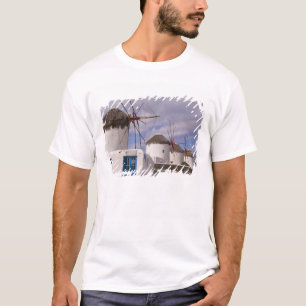 The windmills of Mykonos on the Greek Islands T-Shirt