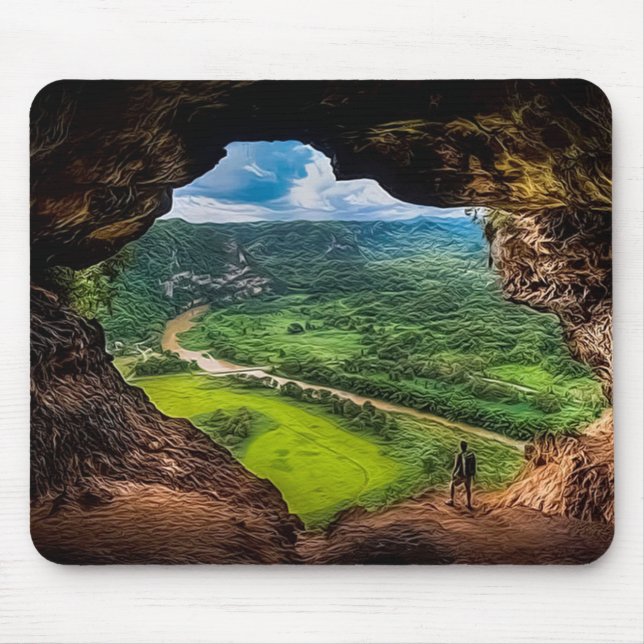 The Window Cave, Puerto Rico Mouse Mat (Front)