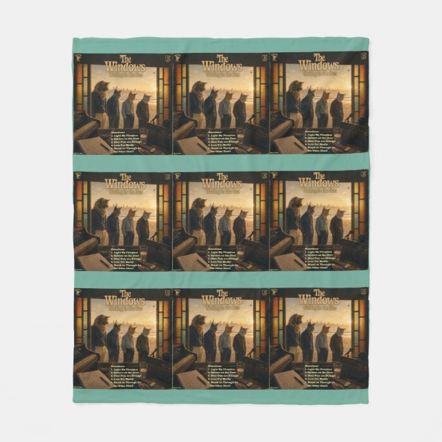 The Windows Album: a Parody Fleece Blanket (Front)