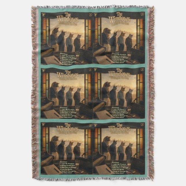 The Windows Album: a Parody Throw Blanket (Front Vertical)