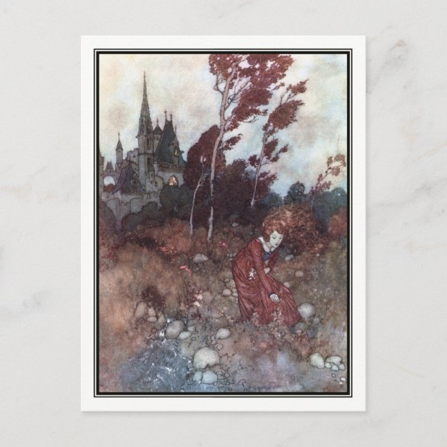 The Wind's Tale by Edmund Dulac Postcard (Front)